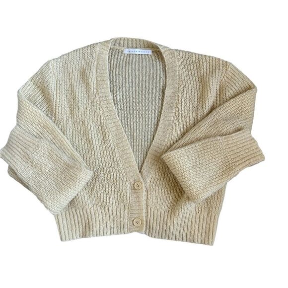 Susana Monaco mohair sweater cardigan, Color Belgian creme, Size Small, NWOT - Picture 2 of 8